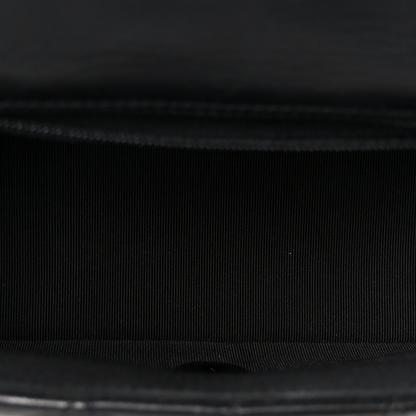 Lambskin Quilted Cockpit Flap Bag Black