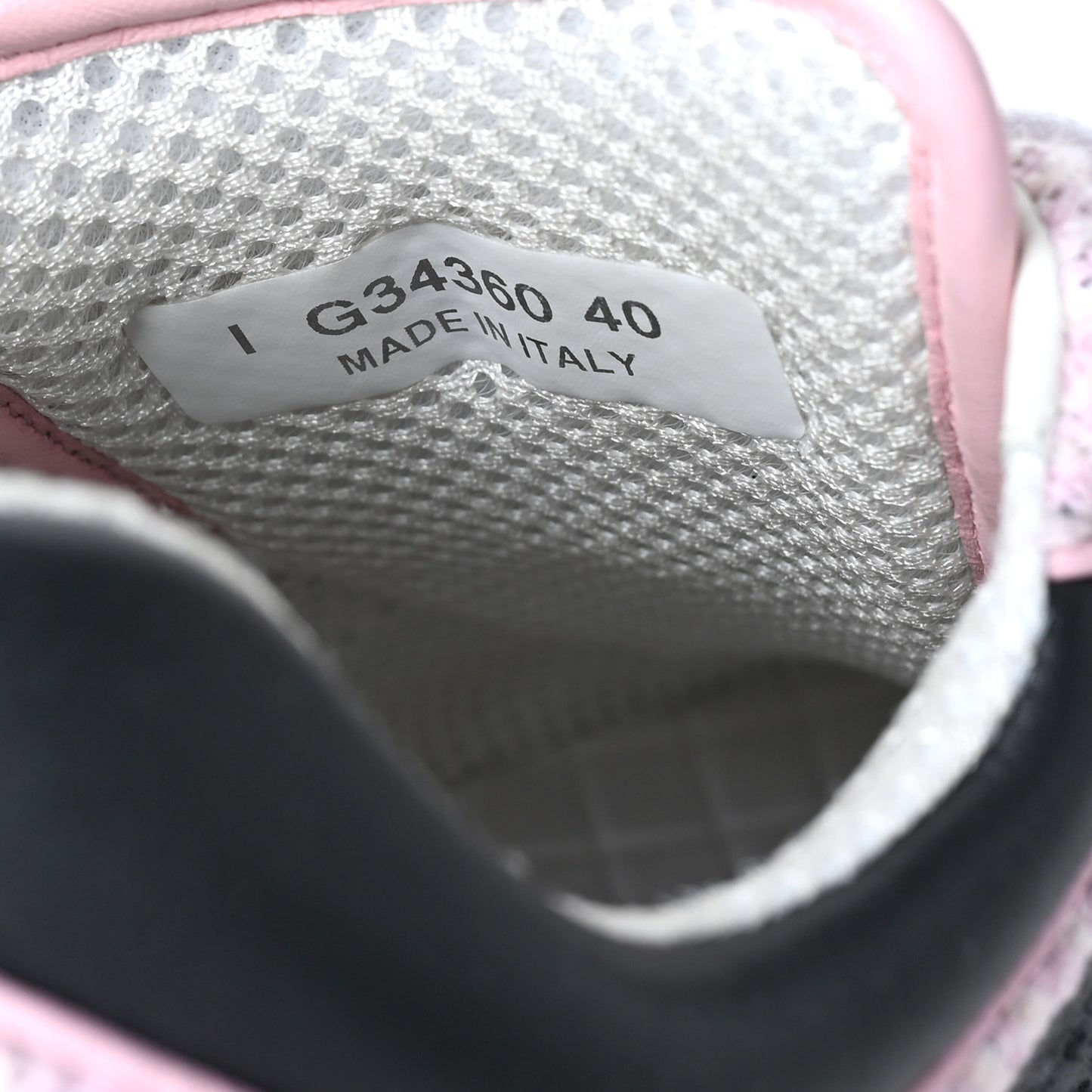 Tweed Suede Calfskin CC Sneakers 40 Gray Pink