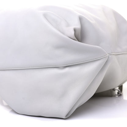 Saint Laurent Lambskin Teddy Drawstring Bag White 8 of 11
