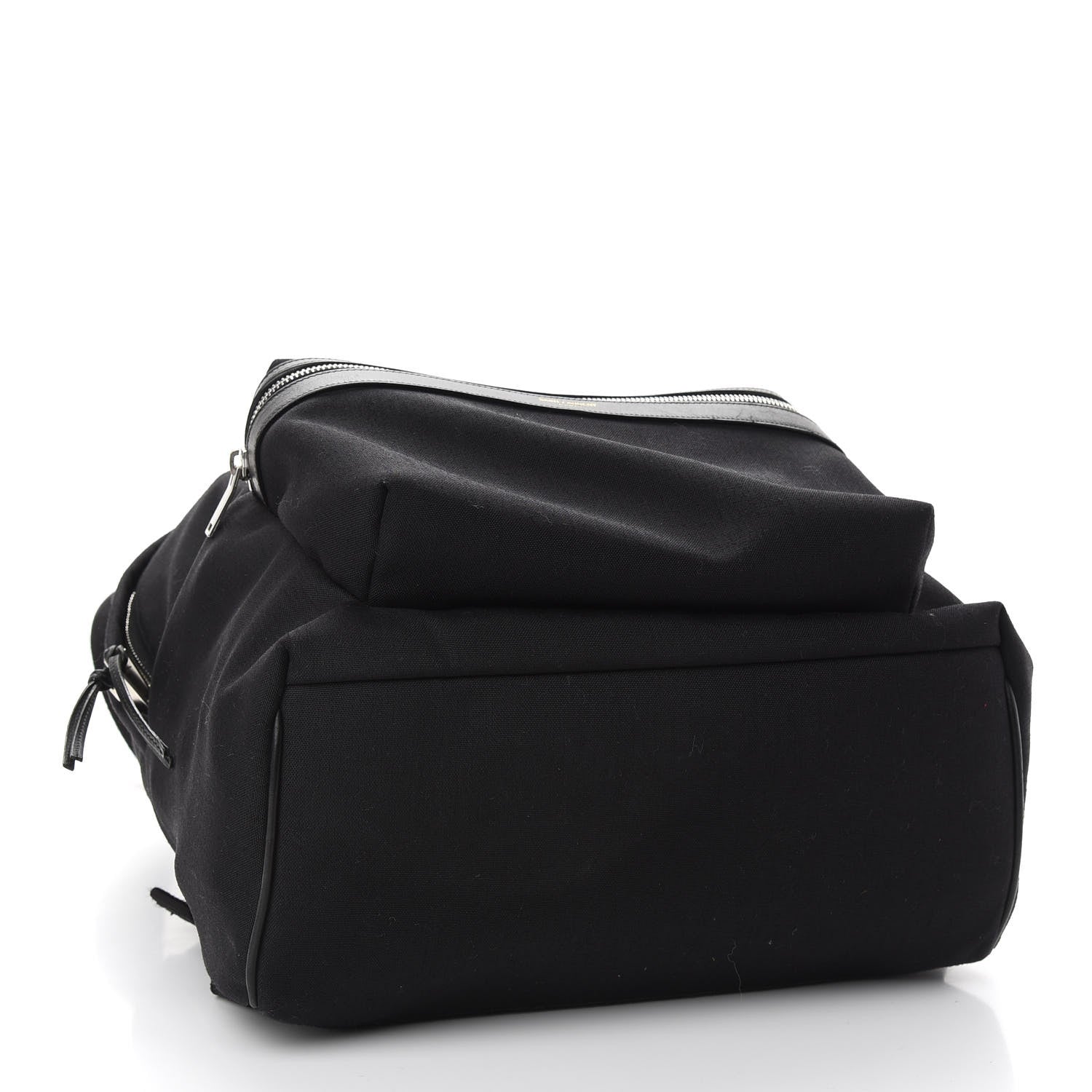 Saint Laurent Canvas City Backpack Black 4 of 12