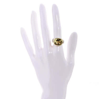 David Yurman Sterling Silver and 14k Lemon Citrine Ring 7 2 of 7