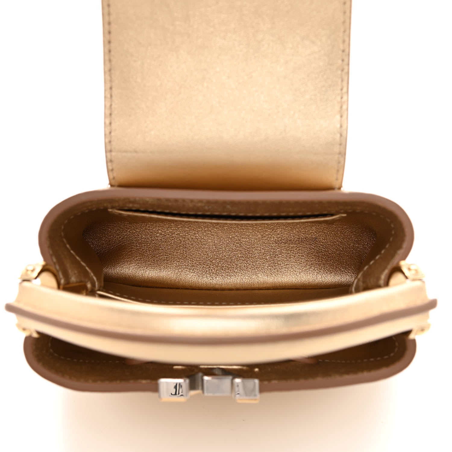 Louis Vuitton Metallic Calfskin Mini Capucines Gold 5 of 7