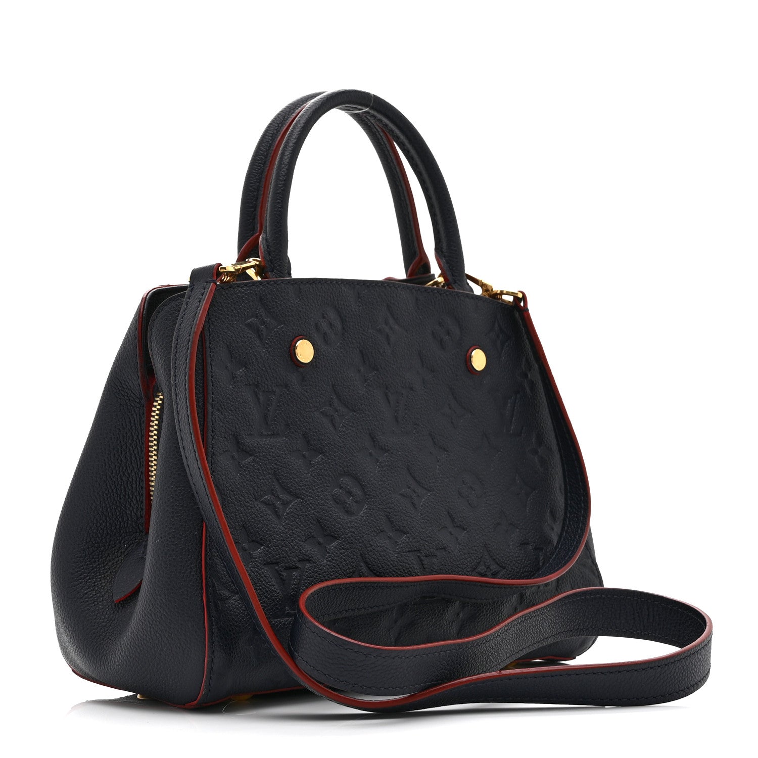 Louis Vuitton Empreinte Montaigne BB Marine Rouge 3 of 10