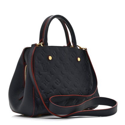 Louis Vuitton Empreinte Montaigne BB Marine Rouge 3 of 10