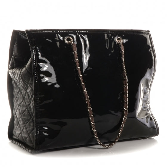 Chanel Vinyl Lipstick Tote Black 3 of 7