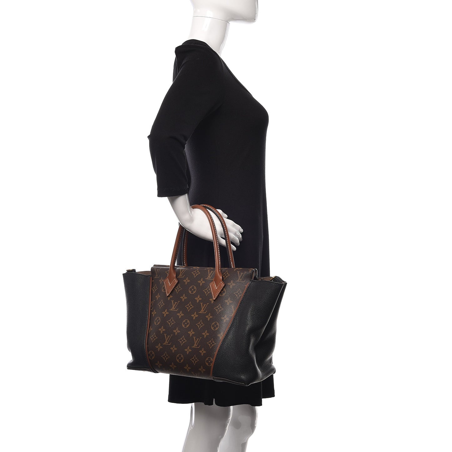 Monogram Tote W PM Black