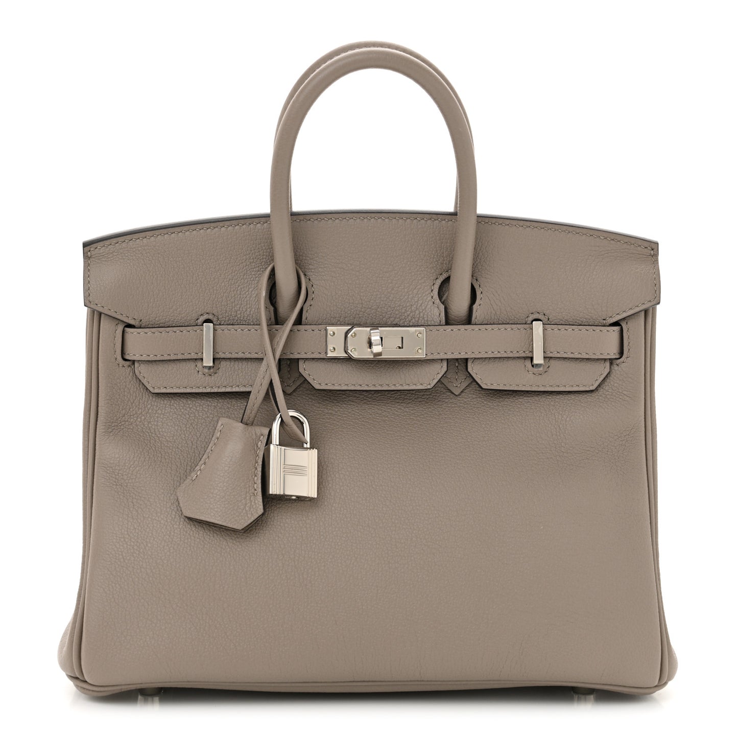 Taurillon Novillo Birkin 25 Gris Asphalte