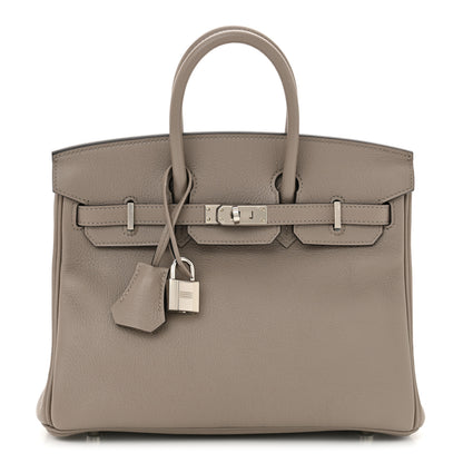 Hermes Taurillon Novillo Birkin 25 Gris Asphalte 1 of 12