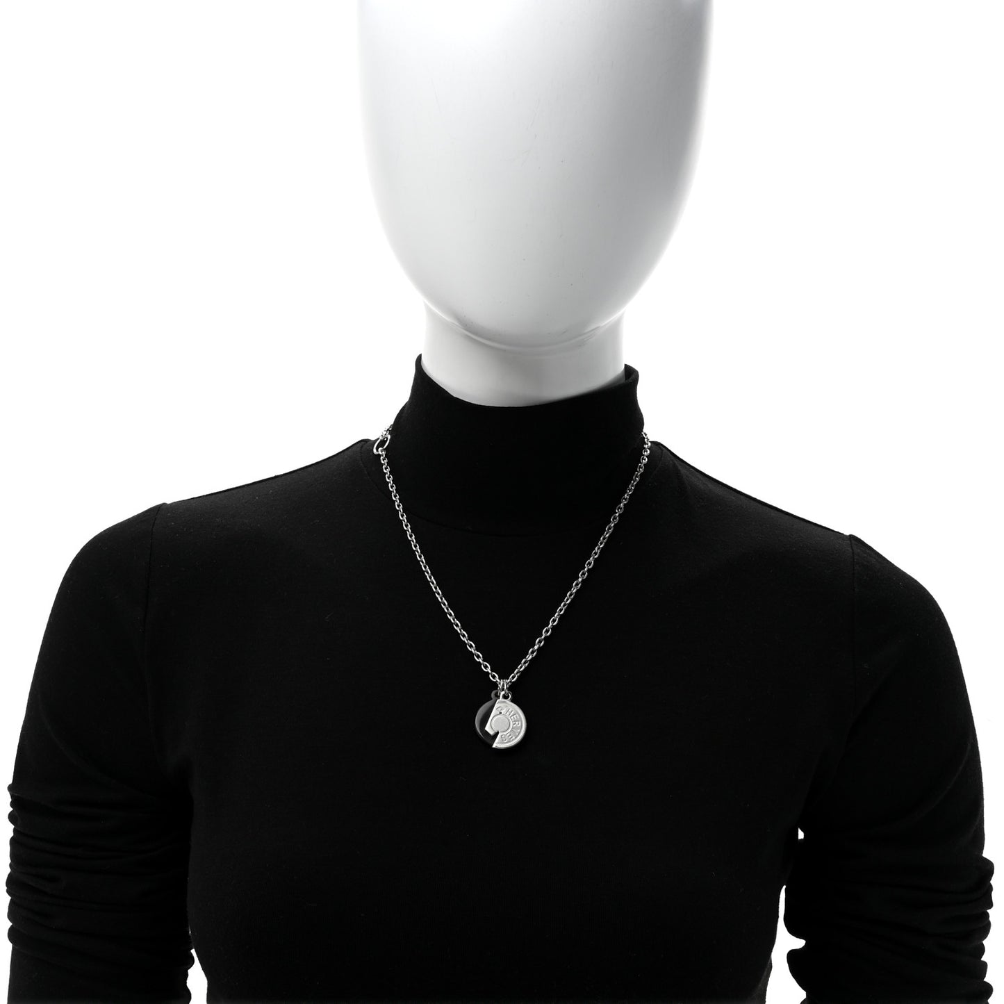Buffalo Horn Lacquer Carrousel Necklace Etain