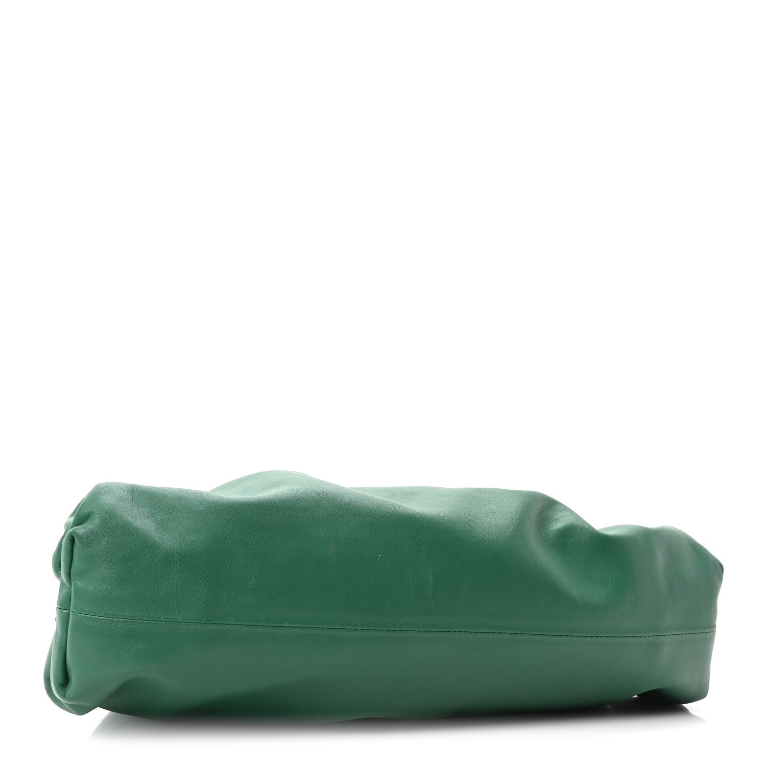 Bottega Veneta Smooth Butter Calf The Pouch Oversized Clutch Racing Green 4 of 10