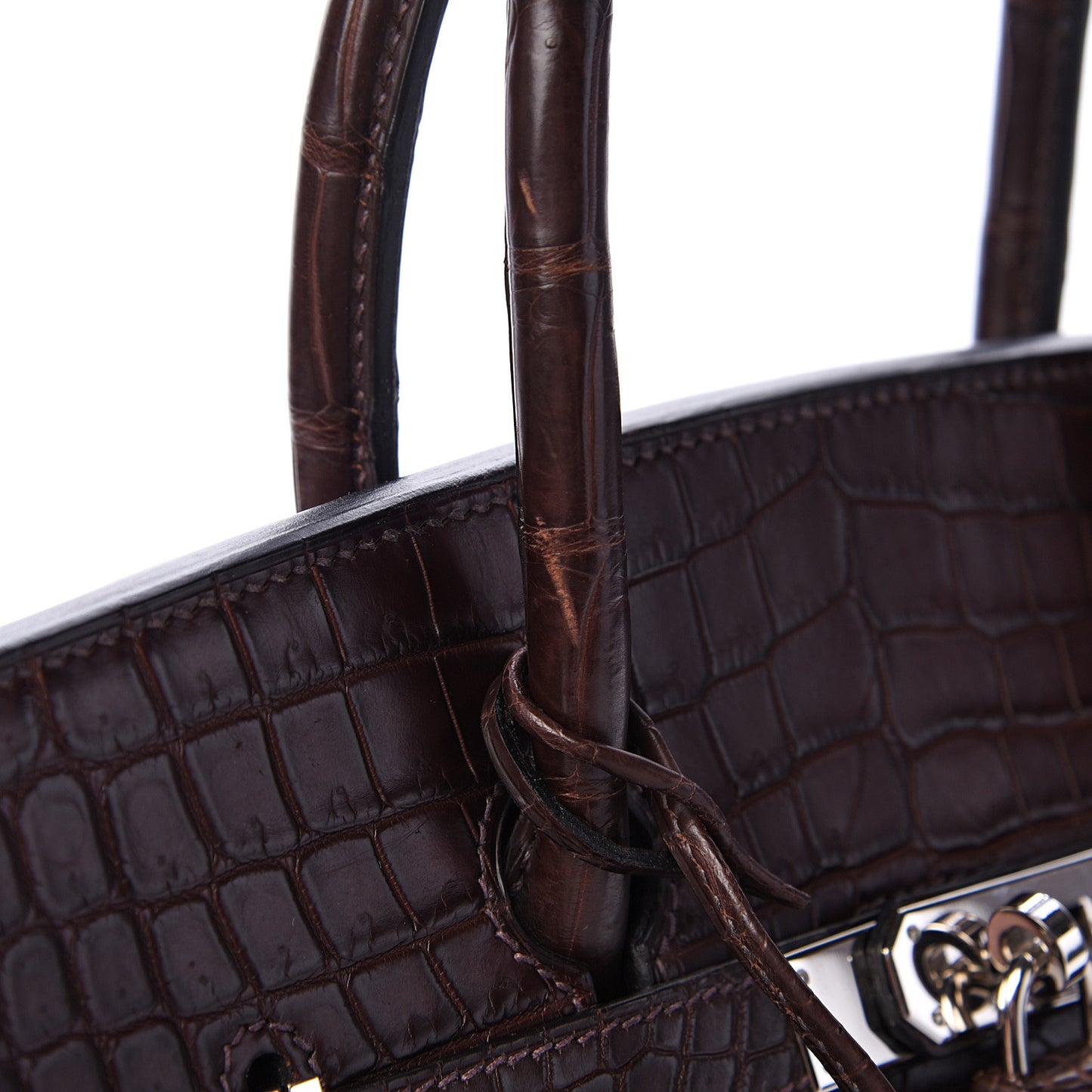 Matte Crocodile Birkin 35 Chocolate