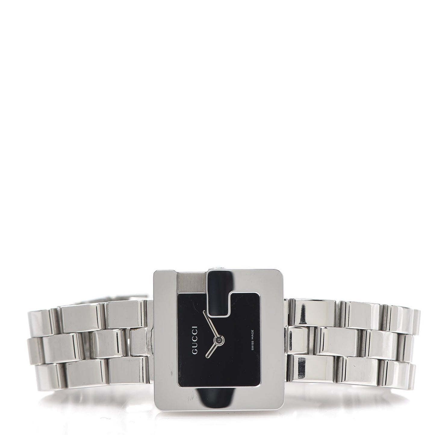 Stainless Steel 23mm 3600L Quartz Watch Black