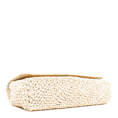 Saint Laurent Raffia Monogram Medium Jamie Natural Avorio 4 of 11
