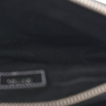 Christian Dior Grained Calfskin Mens Saddle Bag Black 4 of 10