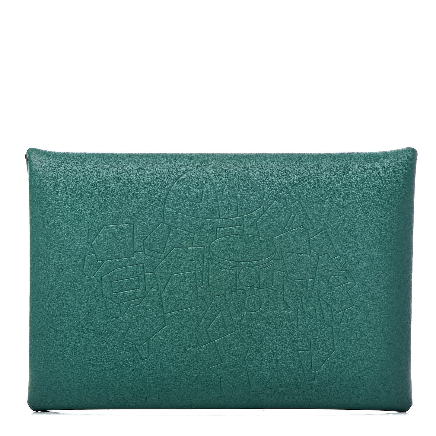 Evercolor Calvi Robot Card Case Vert Vertigo