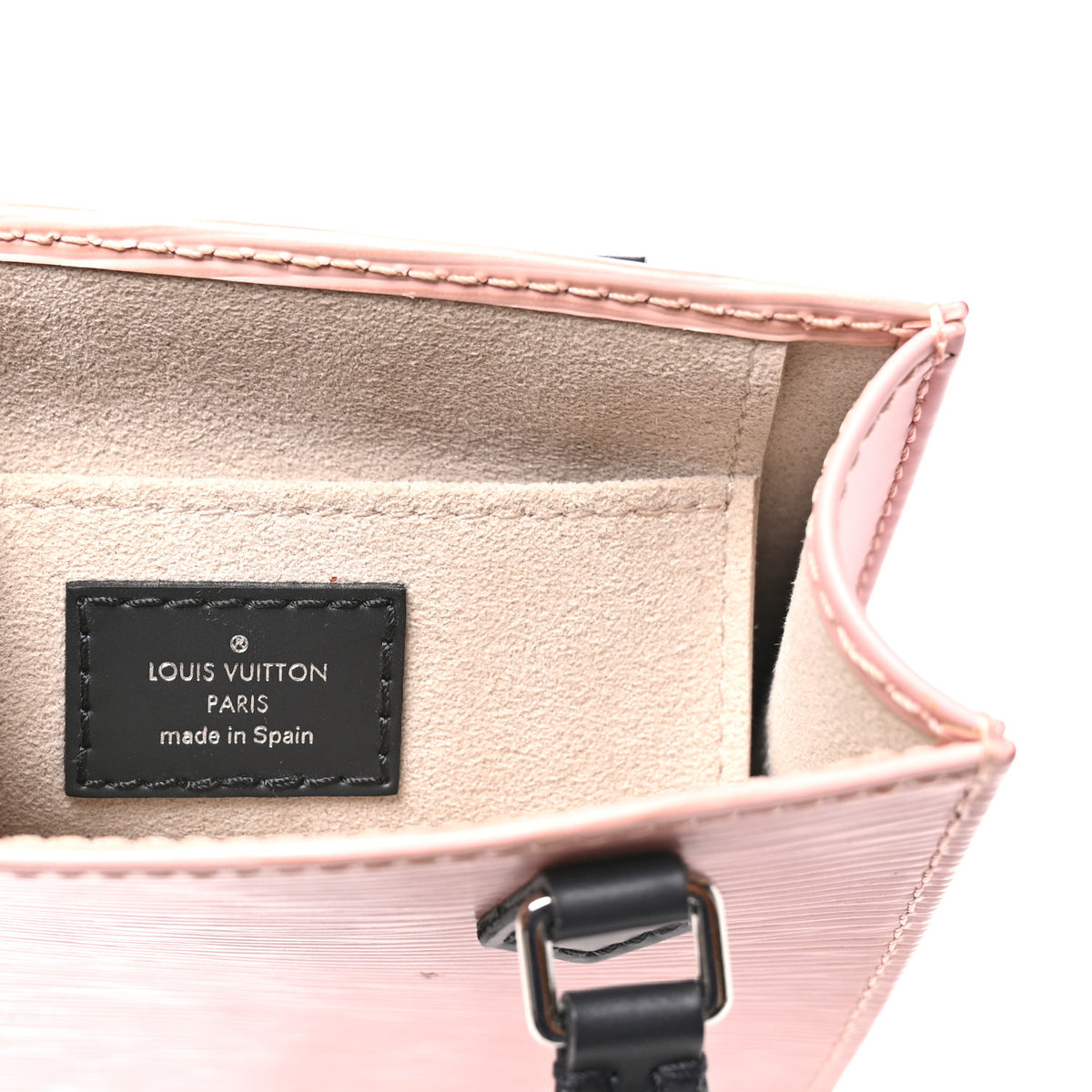 Louis Vuitton Epi Petit Sac Plat Rose Ballerine 6 of 9
