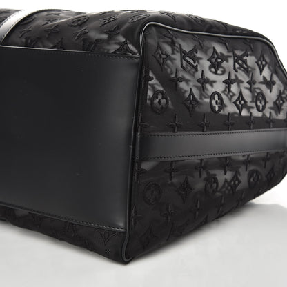 Louis Vuitton Monogram See Through Keepall Bandouliere 50 Black 7 of 13