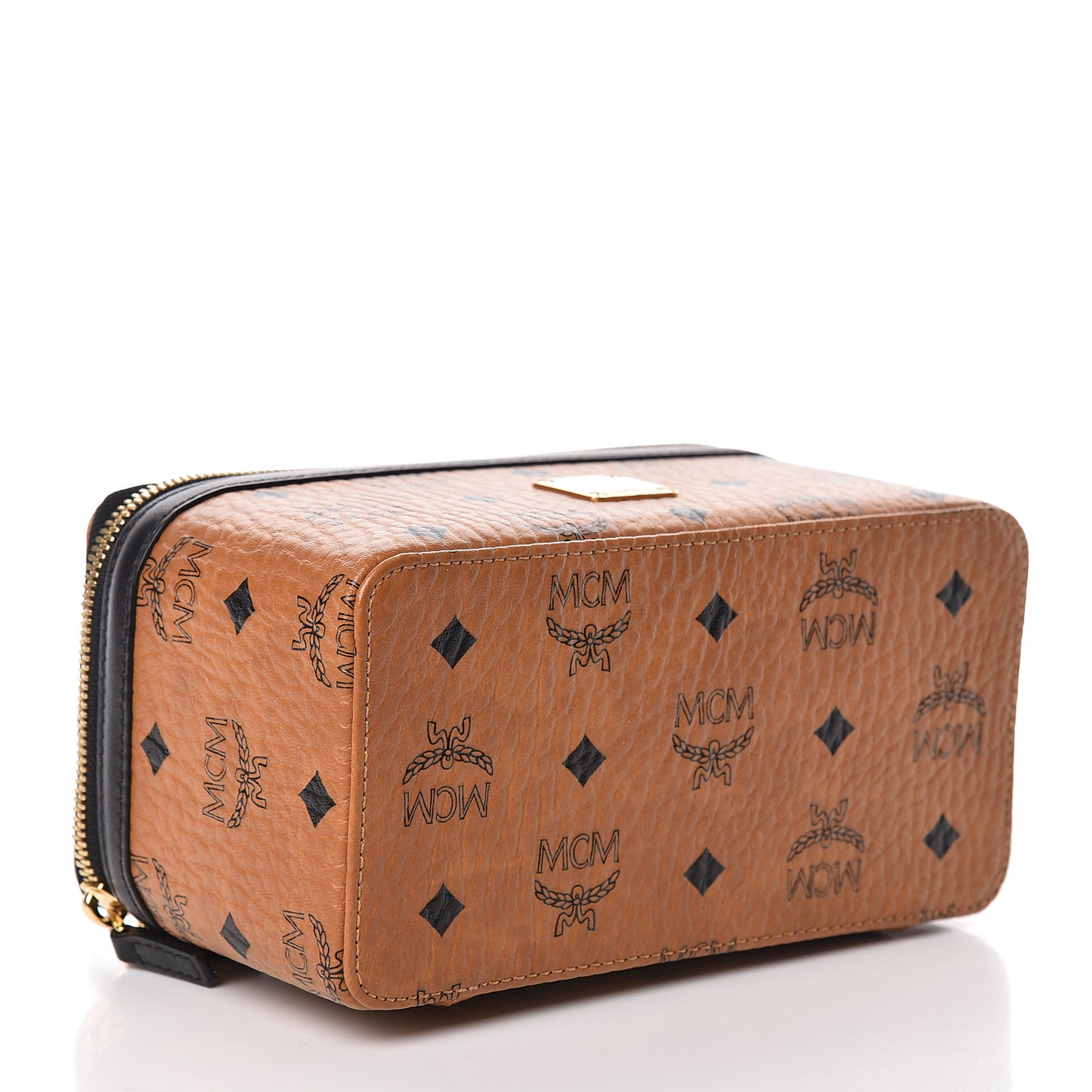 Visetos Vanity Case Cognac Black