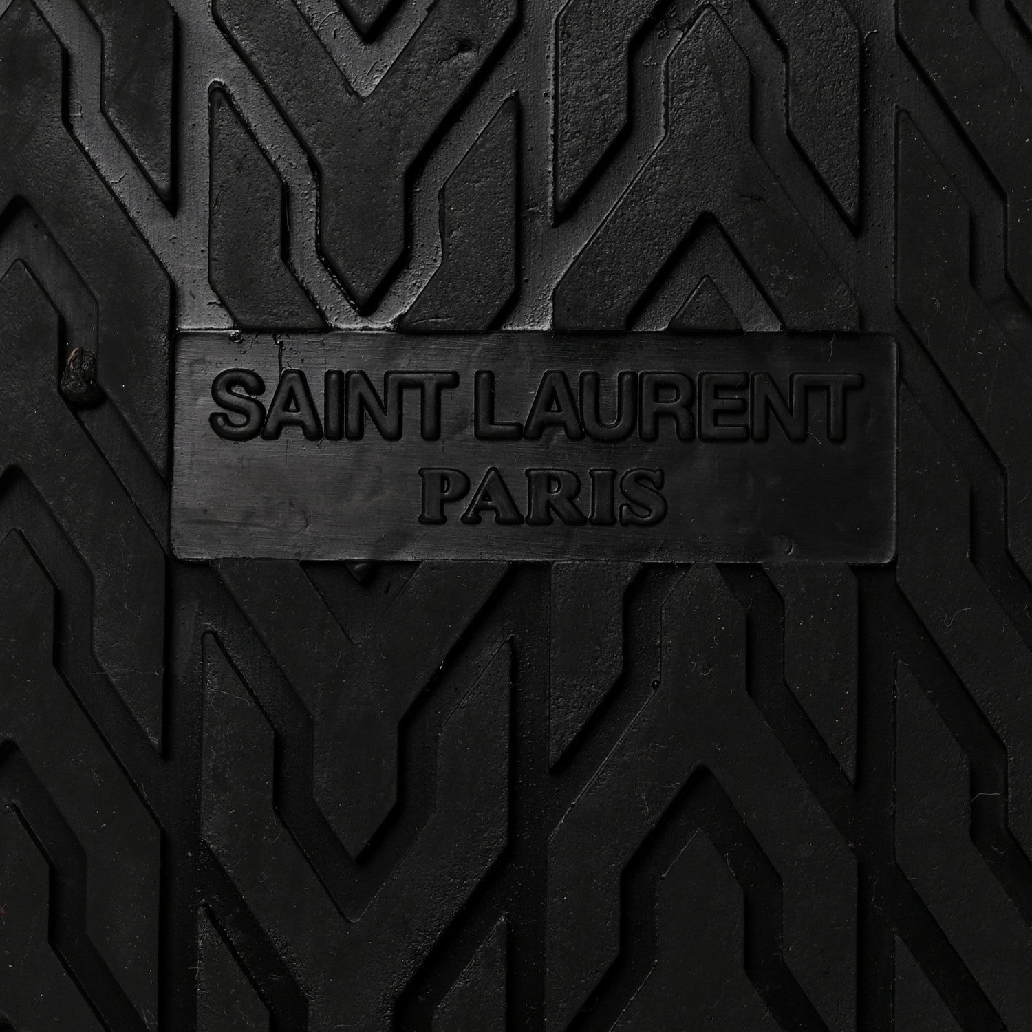 Saint Laurent Calfskin Jam Slingback Flat Sandals 36.5 Black 6 of 8