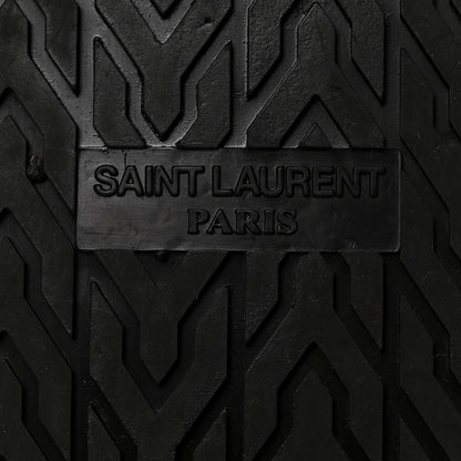Saint Laurent Calfskin Jam Slingback Flat Sandals 36.5 Black 6 of 8