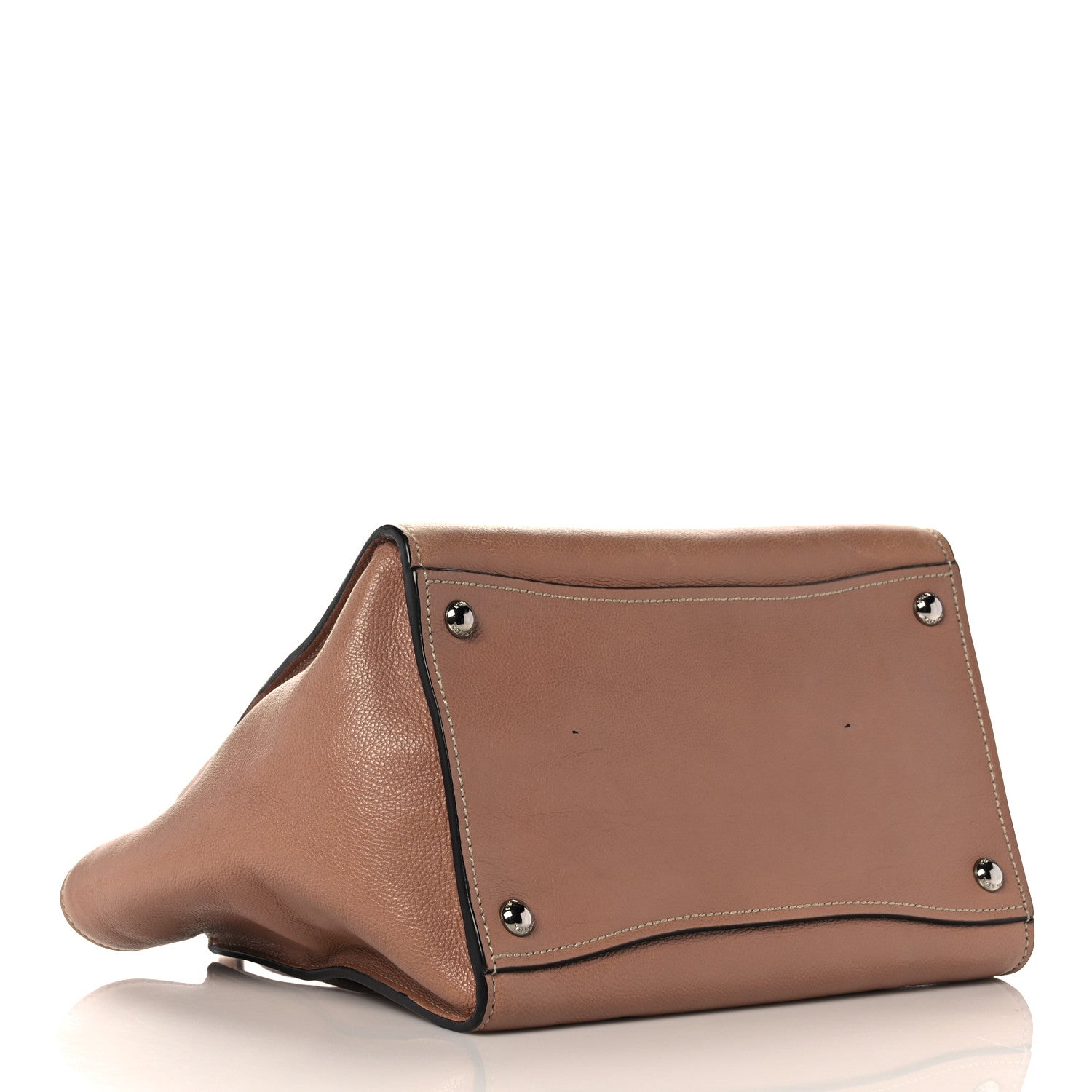 Prada Glace Calf Twin Pocket Tote Caramel 4 of 19