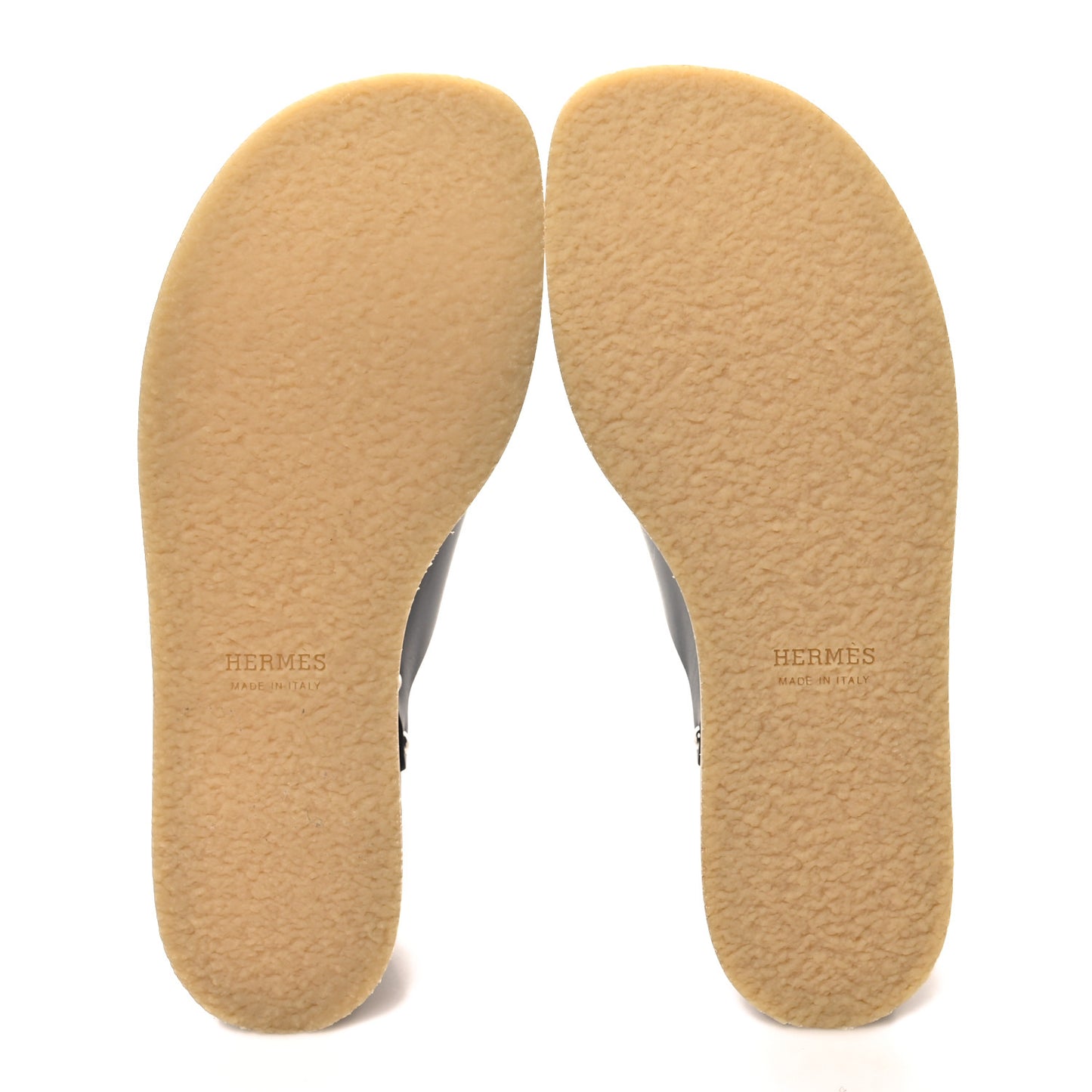 Calfskin Ellipse Sandals 37 Black