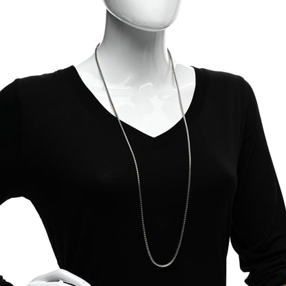 John Hardy Sterling Silver 3.5mm Classic Chain Necklace 36" 2 of 4