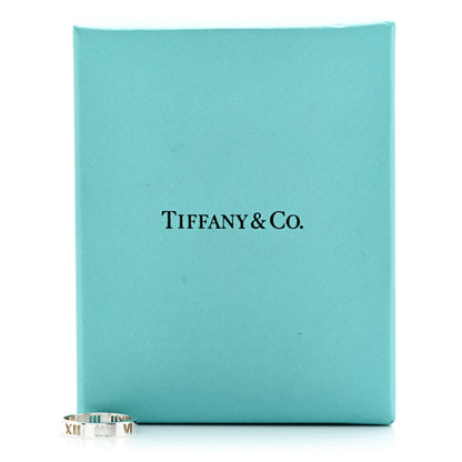 Tiffany Sterling Silver Narrow Atlas Pierced Ring 50 5.25 5 of 5