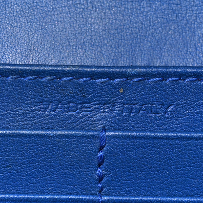 Saint Laurent Calfskin Classic Y Ligne Clutch Royal Blue 7 of 8