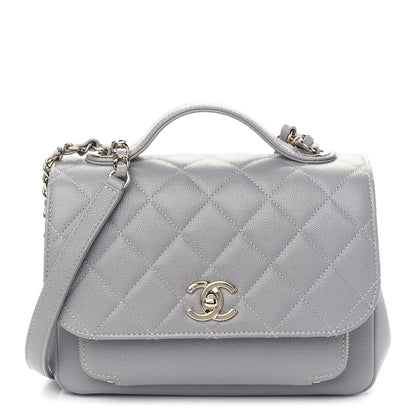 Chanel Caviar Quilted Medium Business Affinity Flap Grey 1 of 9