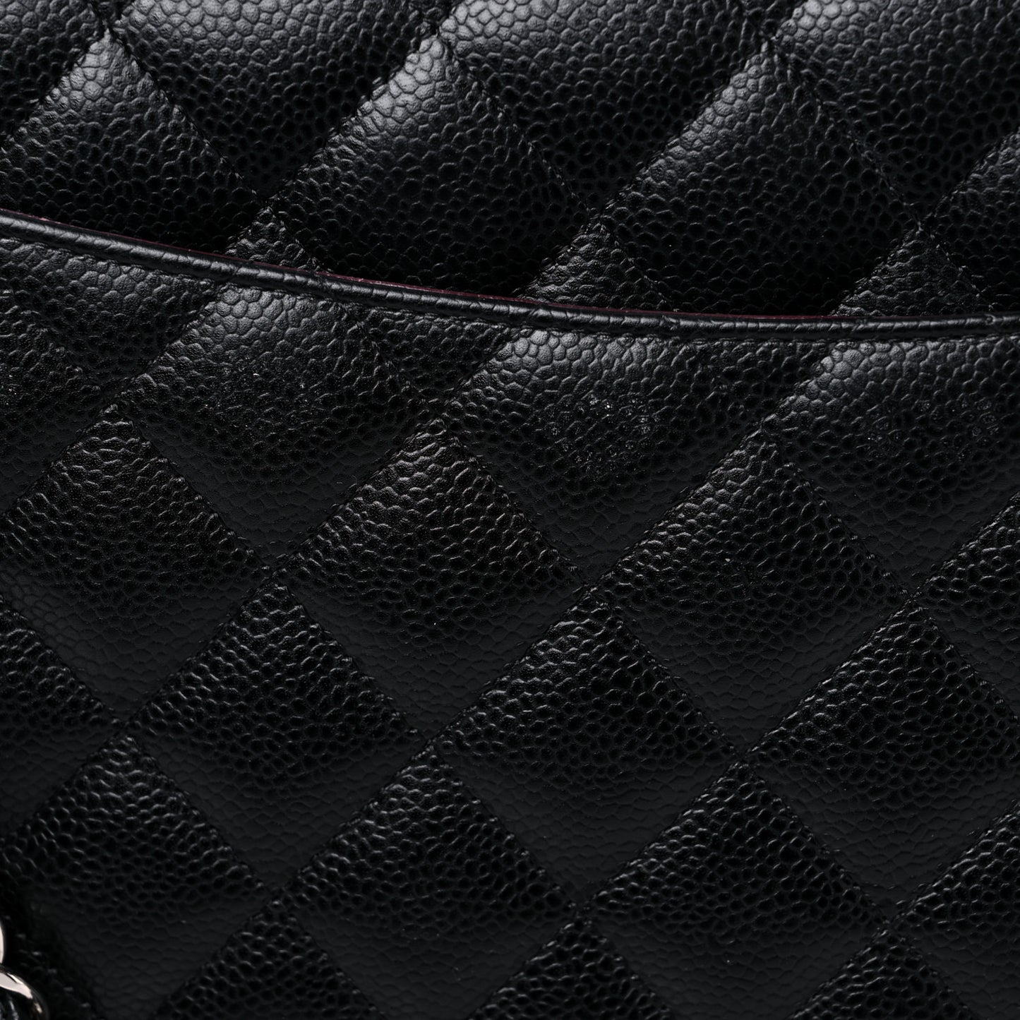 Caviar Quilted Maxi Double Flap Black