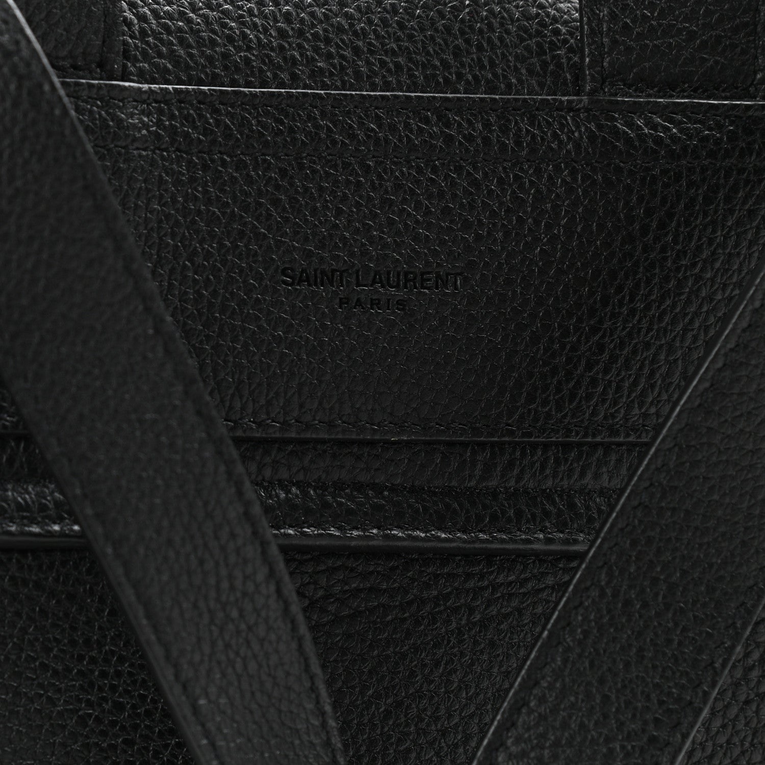 Saint Laurent Grained Calfskin Sac De Jour Backpack Black 7 of 10