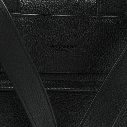 Saint Laurent Grained Calfskin Sac De Jour Backpack Black 7 of 10