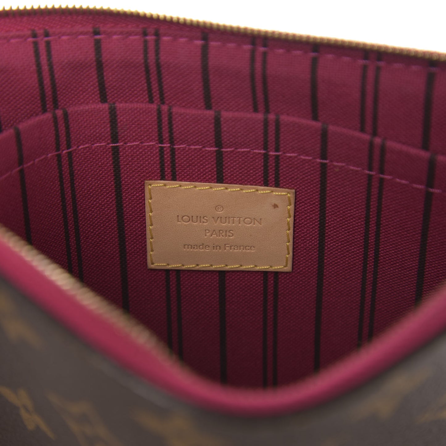 Monogram Neverfull MM GM Pochette Pivoine