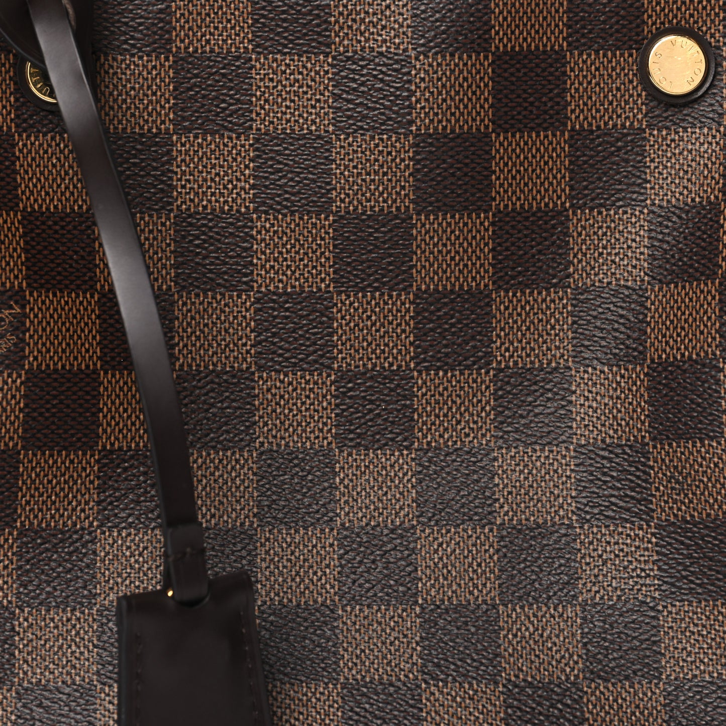 Damier Ebene Cuir Taurillon Brittany Bordeaux