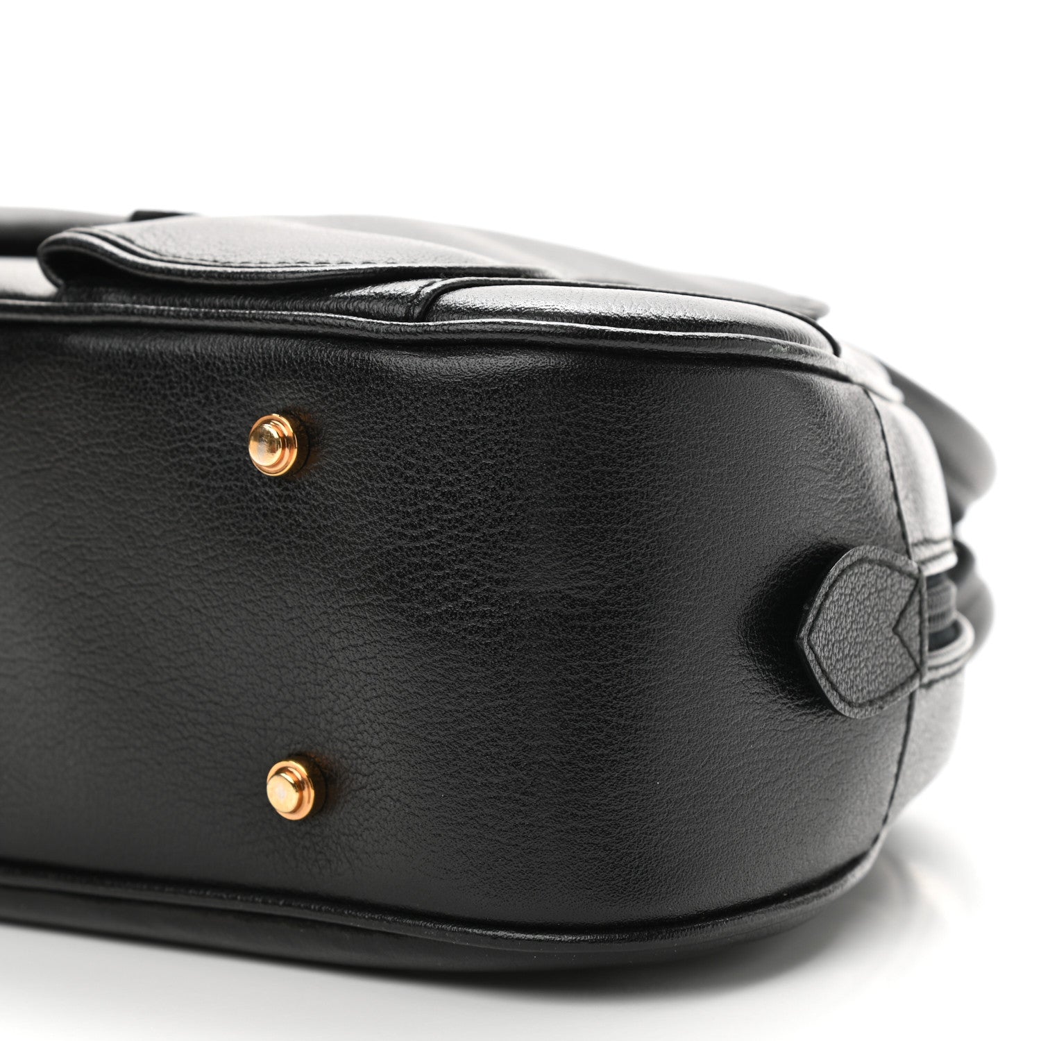Christian Dior Calfskin Saddle Bowler Black 9 of 9
