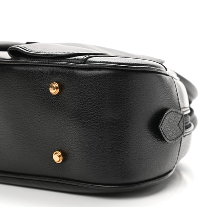 Christian Dior Calfskin Saddle Bowler Black 9 of 9