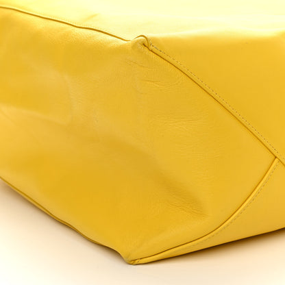Celine Lambskin Horizontal Cabas Sun Yellow 7 of 7