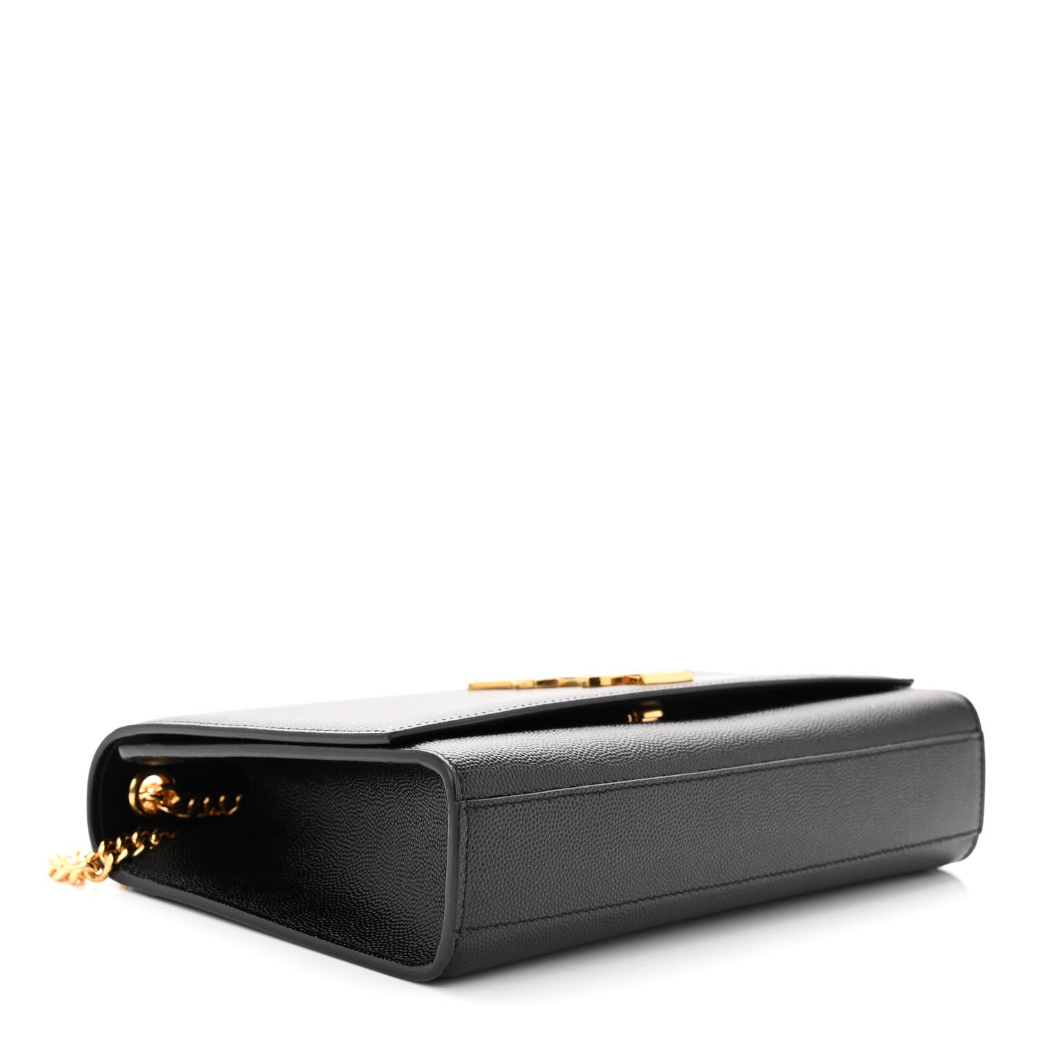 Saint Laurent SAINT LAURENT Grain De Poudre Medium Classic Monogram Kate Satchel Black 4 of 11