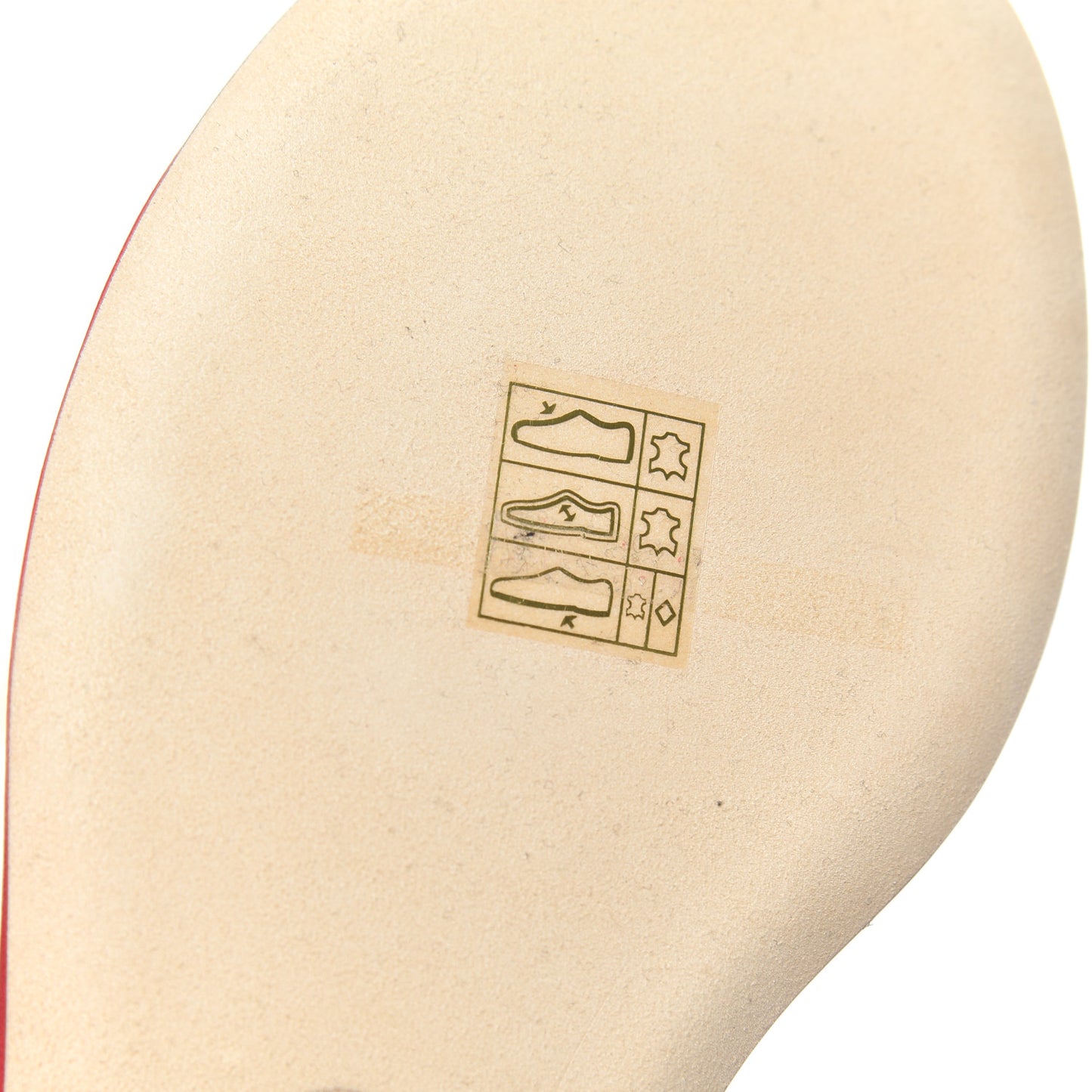 Lambskin Chain CC Logo Thong Sandals 36.5 Red