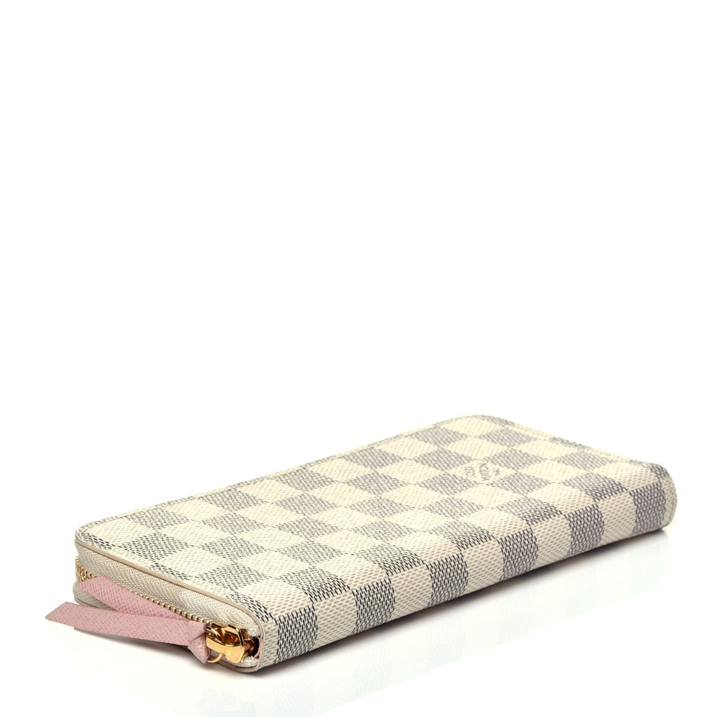 Damier Azur Clemence Wallet Rose Ballerine