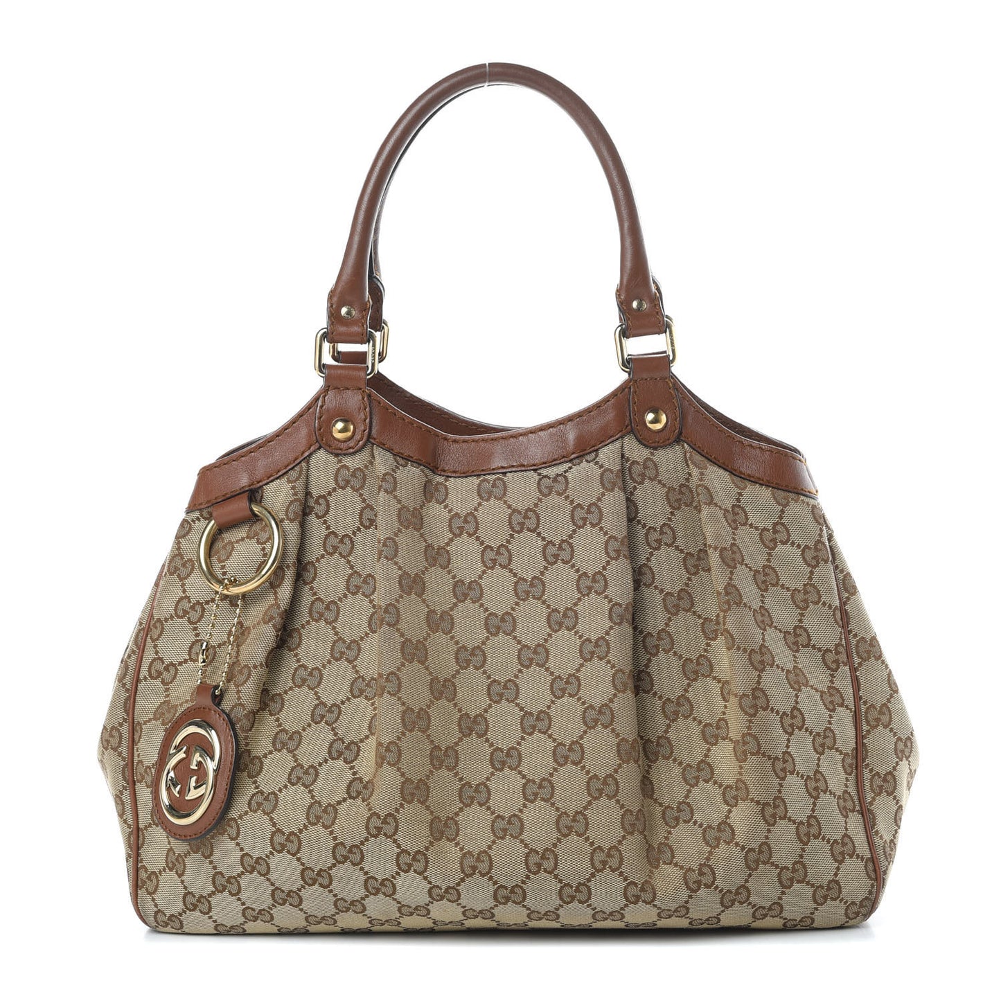 Monogram Medium Sukey Tote Brown