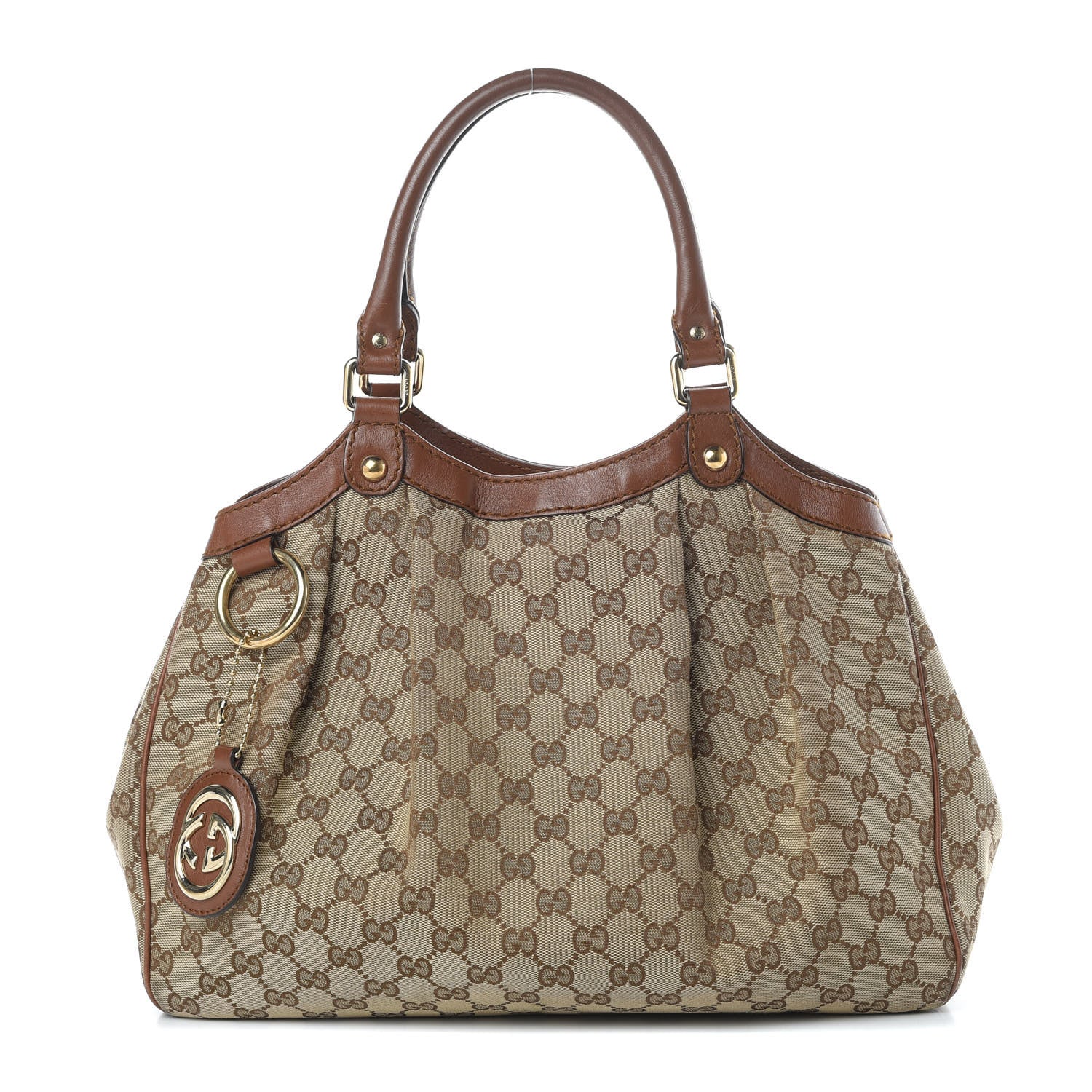 Gucci Monogram Medium Sukey Tote Brown 1 of 13