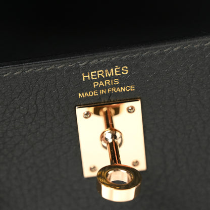 Hermes Togo Kelly Retourne 25 Vert Fonce 6 of 11