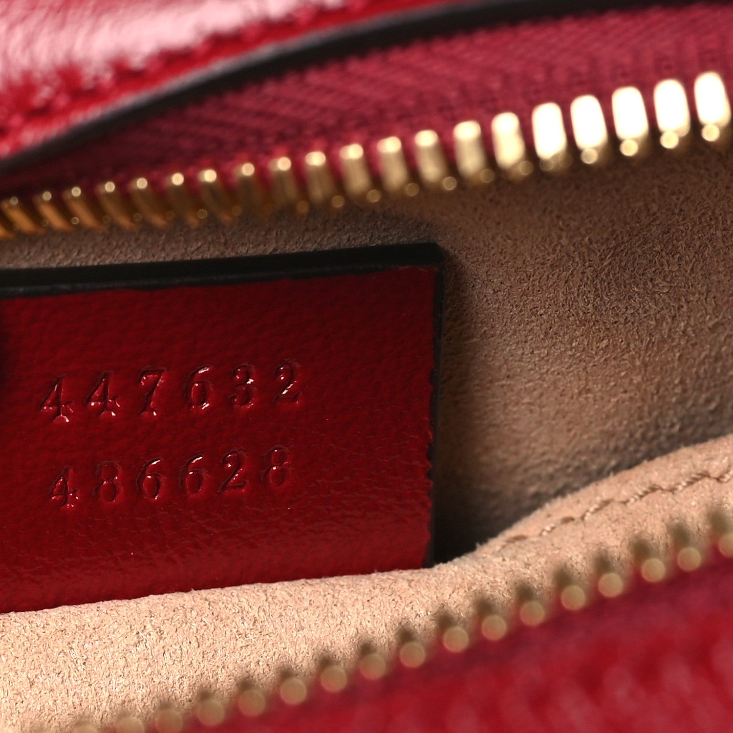 Gucci Monogram Azalea Calfskin Matelasse Diagonal Small GG Marmont Chain Shoulder Bag Beige Ebony New Cherry Red 7 of 10