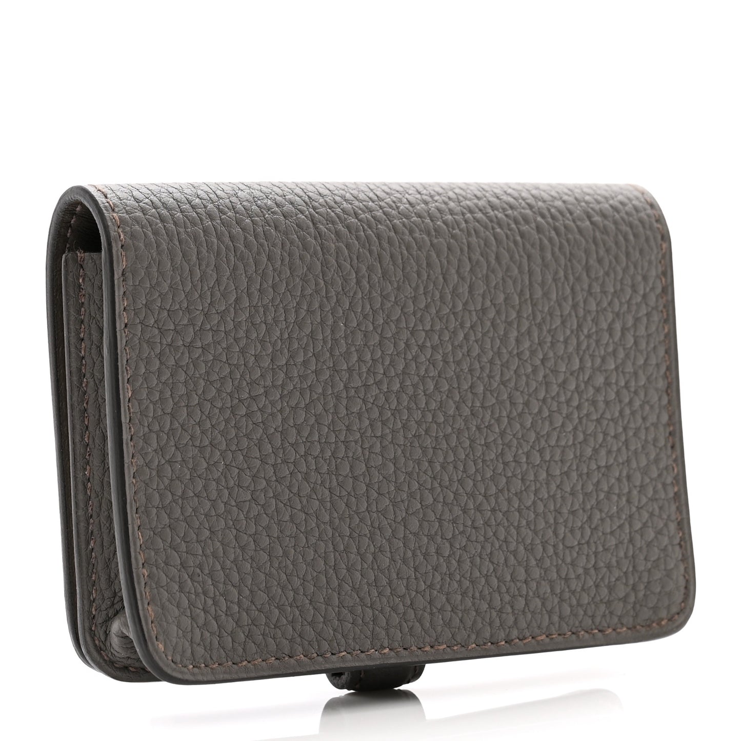 Togo Dogon Card Case Etain