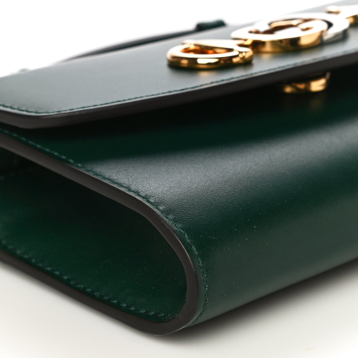 Smooth Calfskin Mini Zumi Shoulder Bag Vintage Green
