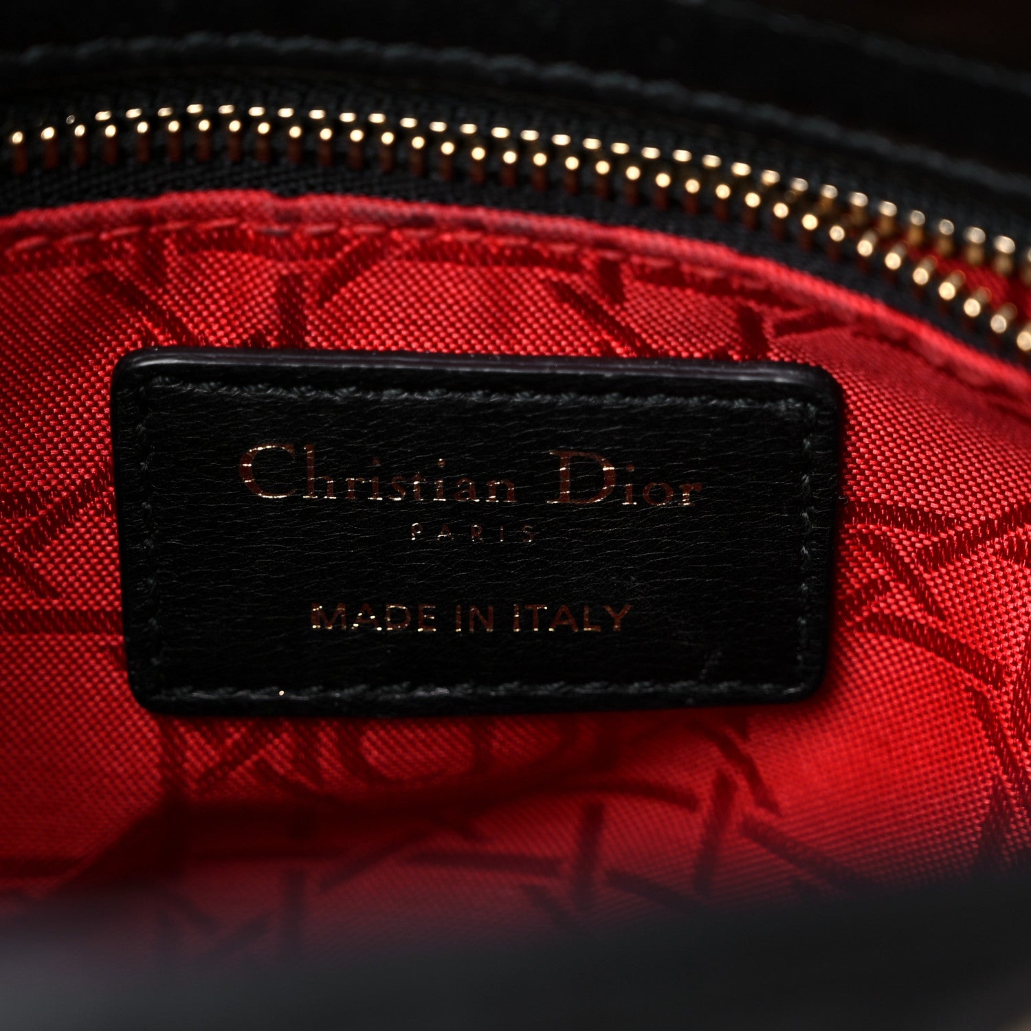 Christian Dior Lambskin Cannage Small Lucky Badges My Lady Dior Black 6 of 20