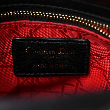 Christian Dior Lambskin Cannage Small Lucky Badges My Lady Dior Black 6 of 20