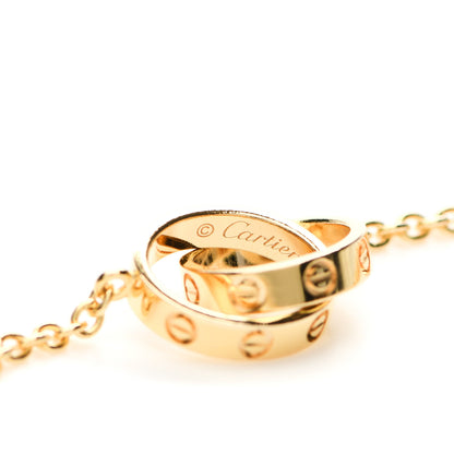 Cartier 18K Yellow Gold Interlocking LOVE Necklace 4 of 6